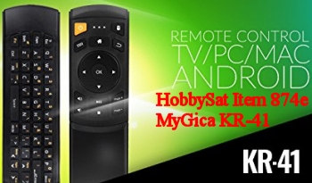 Fully Supported MyGica KR-41 Air motion remote control 2.4 GHz wireless USB keyboard air mouse for Android media players